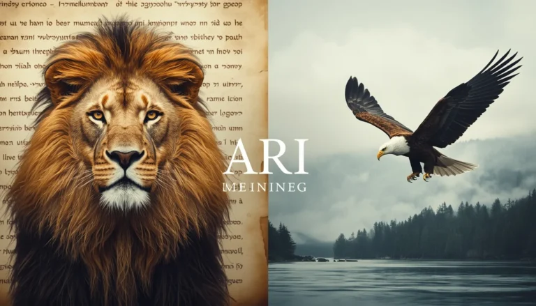 Ari Name Meaning