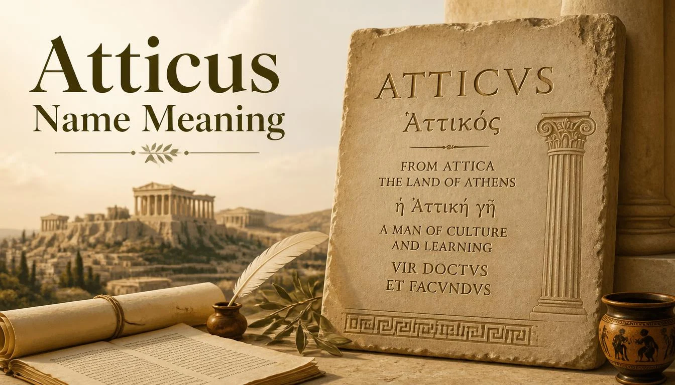Atticus Name Meaning