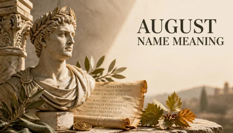 August Name Meaning