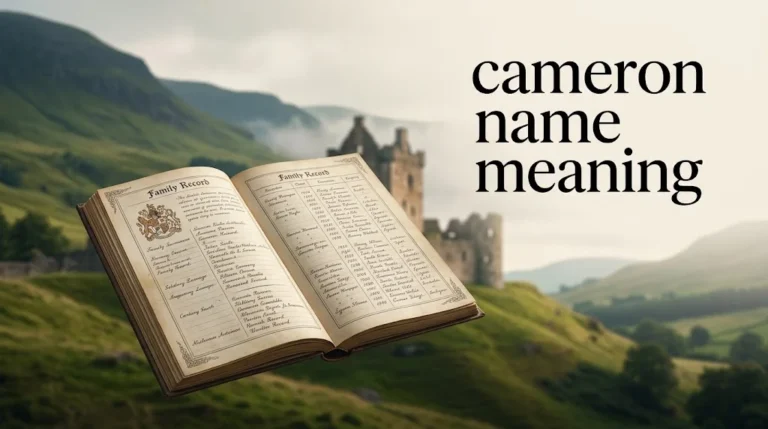 Cameron Name Meaning