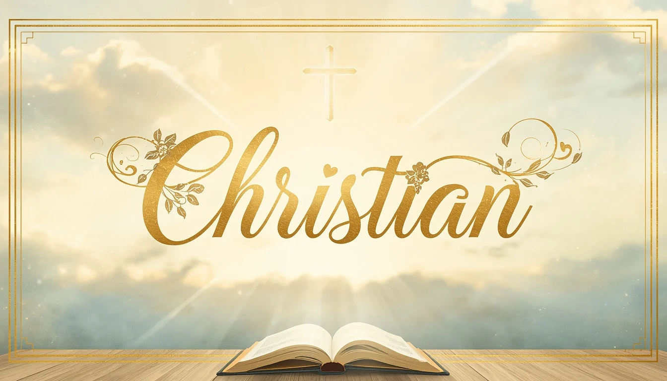 Christian Name Meaning