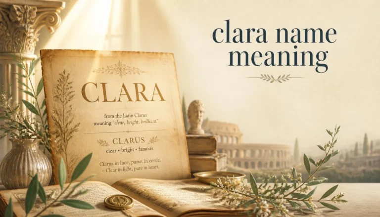 Clara Name Meaning