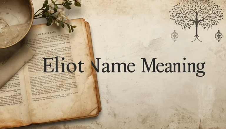 Elliot Name Meaning