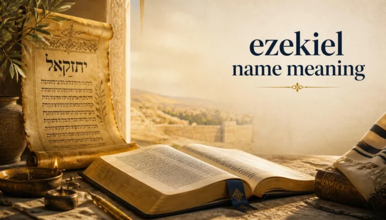 Ezekiel Name Meaning
