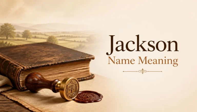 Jackson Name Meaning