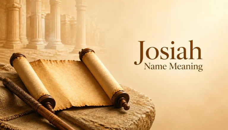 Josiah Name Meaning