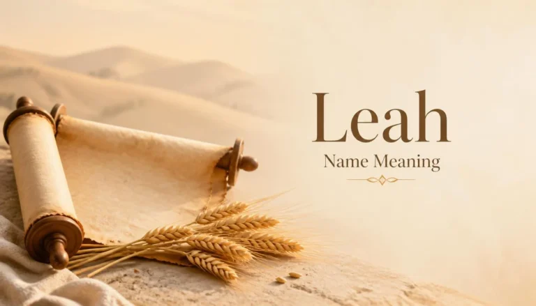 Leah Name Meaning