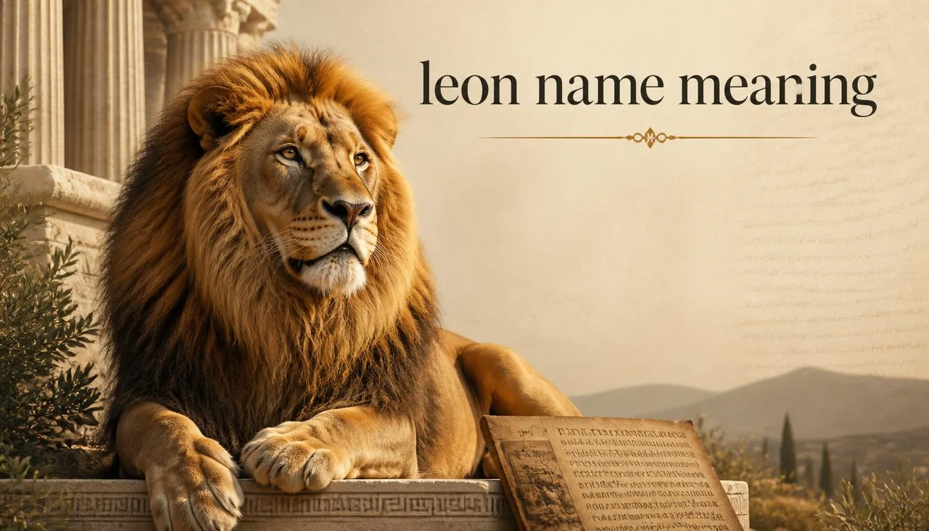 Leon Name Meaning