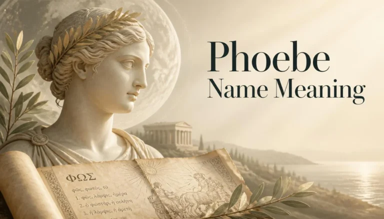 Phoebe Name Meaning