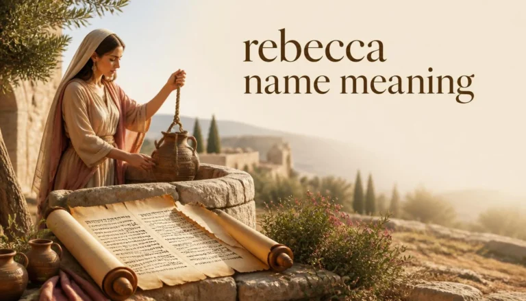 Rebecca Name Meaning
