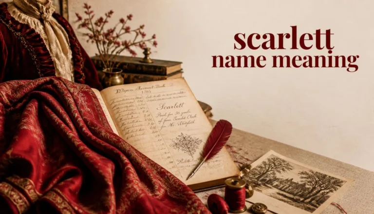 Scarlett Name Meaning