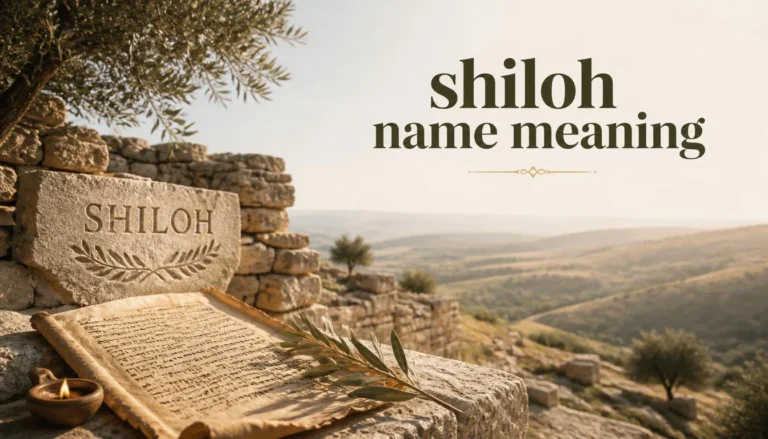 Shiloh Name Meaning