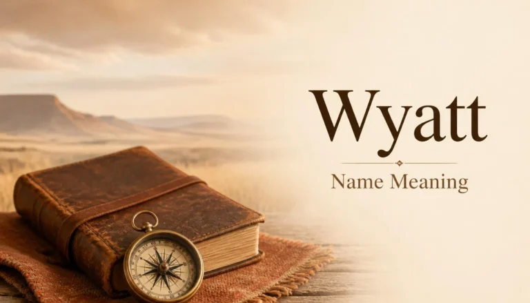 Wyatt Name Meaning