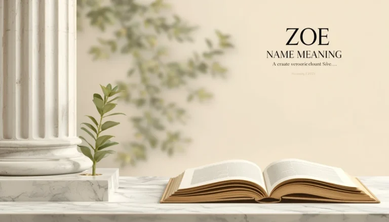 Zoe Name Meaning