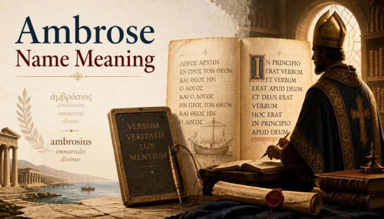 Ambrose Name Meaning