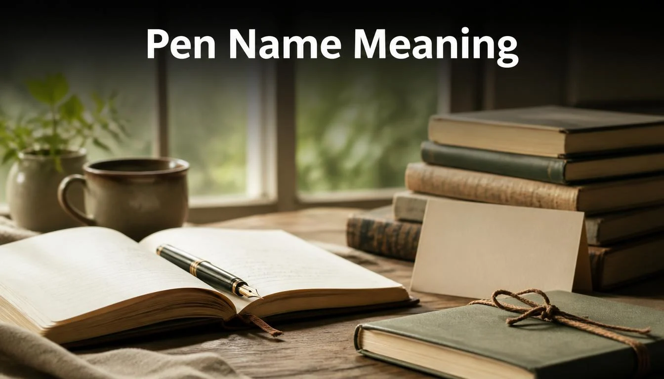 Pen Name Meaning