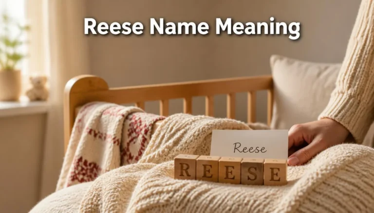 Reese Name Meaning