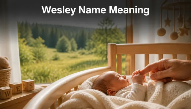 Wesley Name Meaning